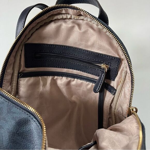 Michael Kors Rhea Medium Blue Logo Backpack - Picture 13 of 15